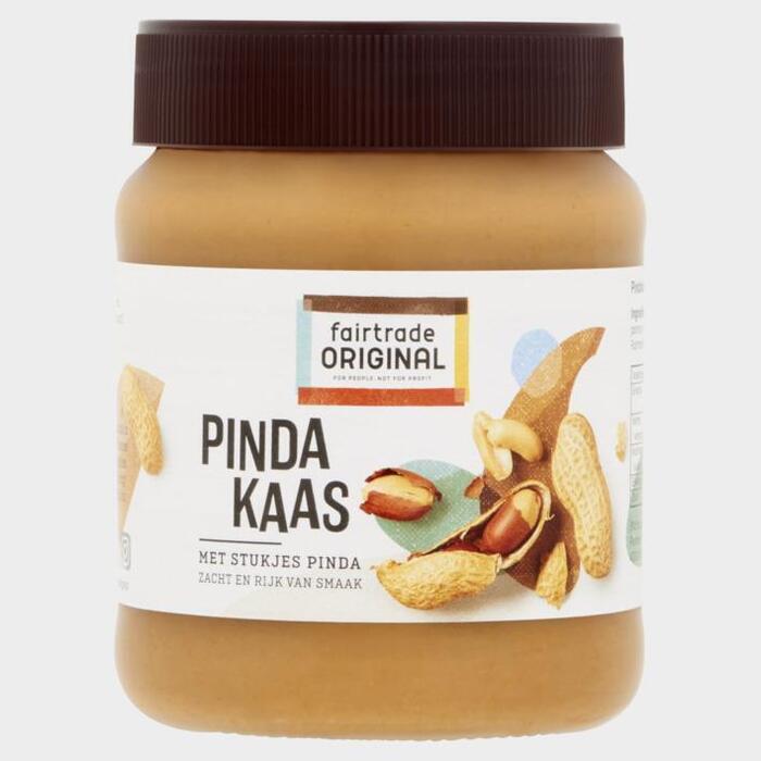Pindakaas met stukjes pinda (pot, 330g)
