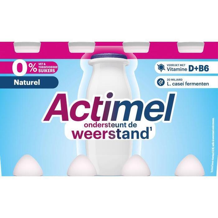 Actimel Drinkyoghurt Naturel 8 x 100 g (8 × 100g)