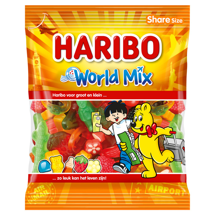 Haribo World Mix Share Size 180g (180g)