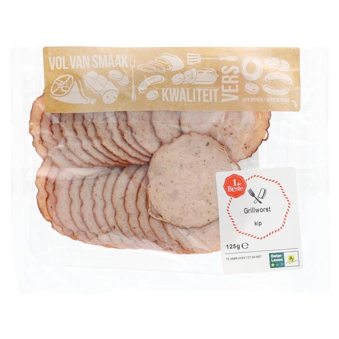 1 de Beste Grillworst kip (125g)