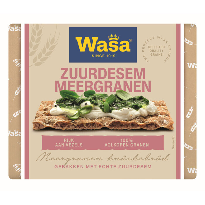 Knäckebröd zuurdesem meergr. (Stuk, 210g)