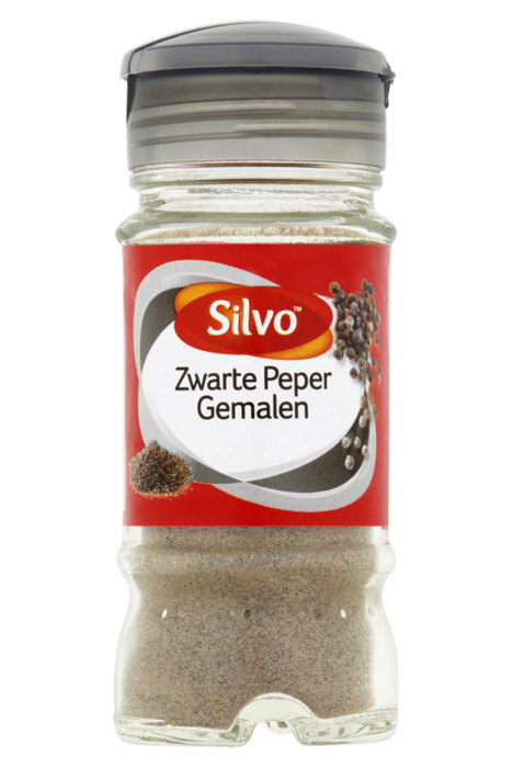Silvo Zwarte peper gemalen (42g)