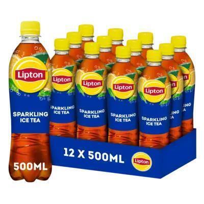 Lipton Ice Tea Sparkling Original 500 ml (Fles, 12 × 0.5L)