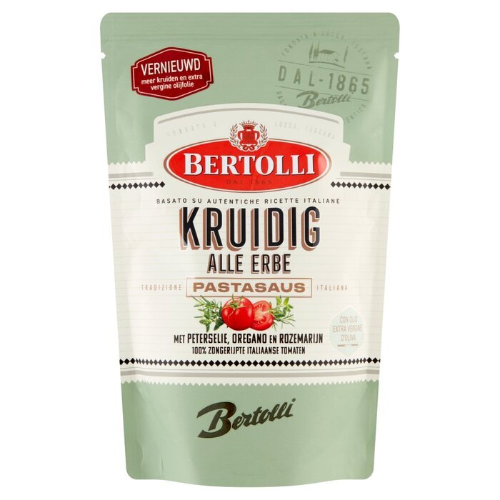 Bertolli Pastasaus in zak kruidig (460g)