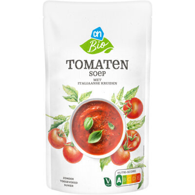Biologische tomatensoep (zak, 0.57L)