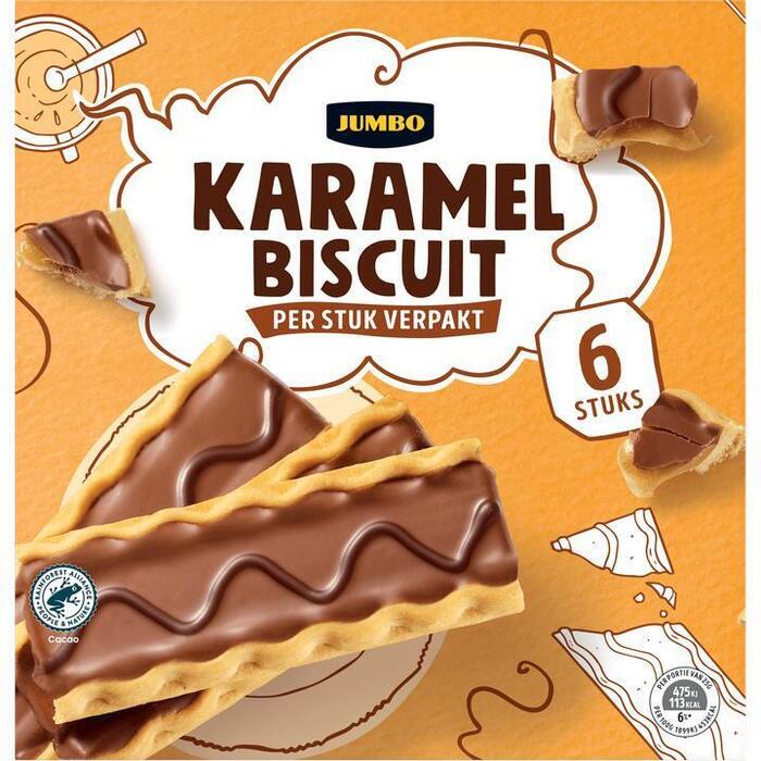 Jumbo Karamel Biscuit 6 Stuks 150g (150g)