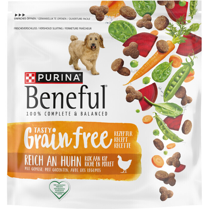 PURINA® Beneful® Grain Free Rijk aan Kip met Groenten 1,2 kg (1.2kg)