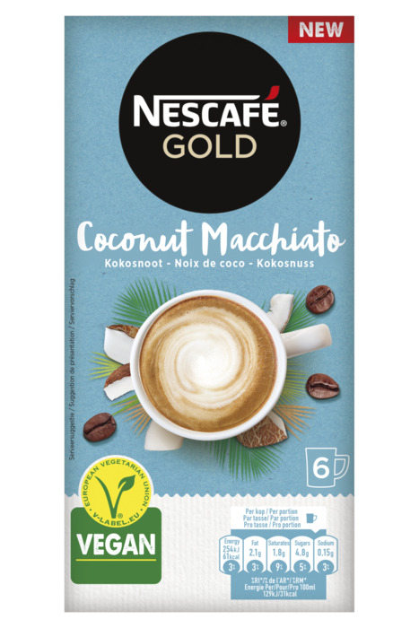 Nescafé Gold Kokosnoot Macchiato 6 x 15g (90g)