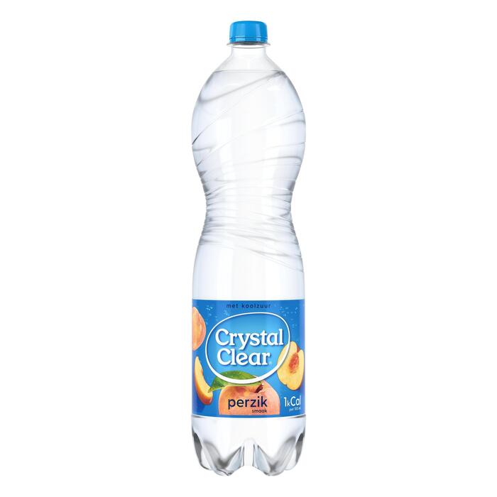Crystal Clear Sparkling peach (Fles, 1.5L)
