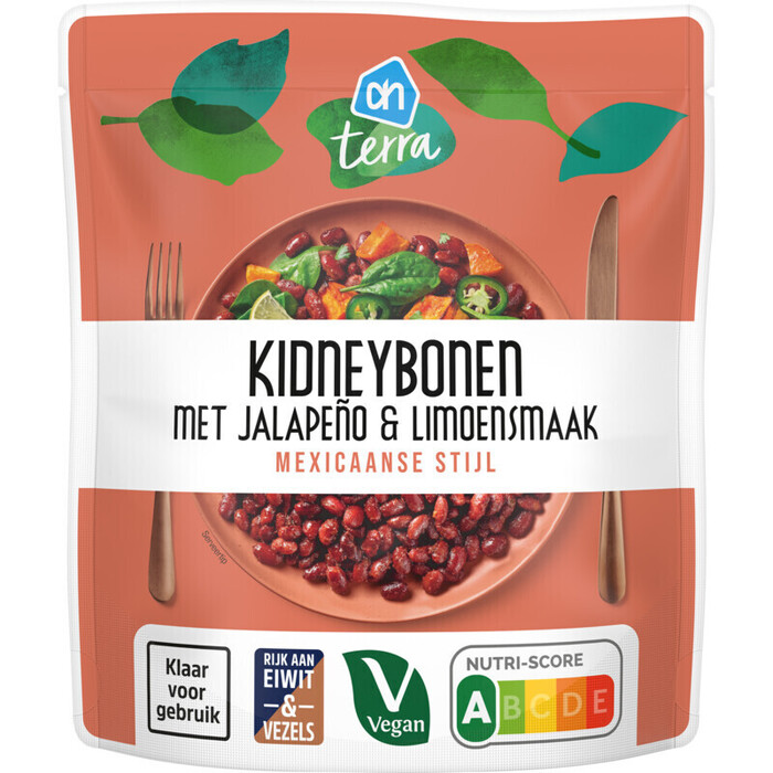 AH Terra Plantaardig kidneybonen met jalapeño (200g)