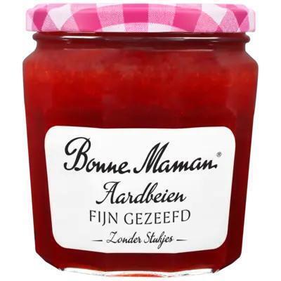 Bonne Maman Aardbeien Fijn Gezeefd Zonder Stukjes 345 g (345g)