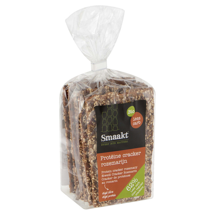 Smaakt Bio Protëine Cracker Rozemarijn 200 g (200g)