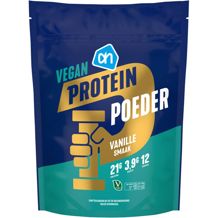 AH Vegan protein poeder vanille smaak (324g)