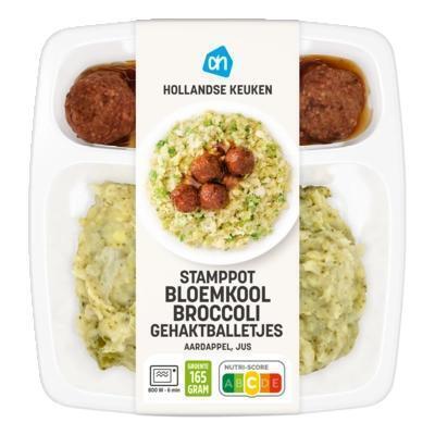 Hollandse stamppot bloemkool-broccoli (500g)