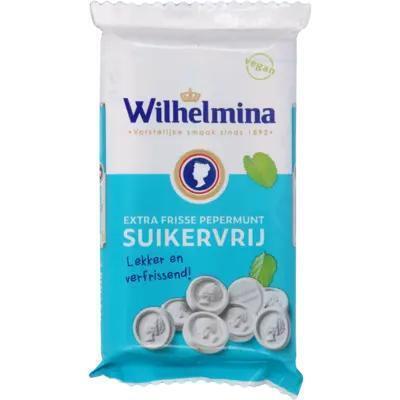 Wilhelmina Pepermunt Suikervrij 3p Portrait 111g (111g)