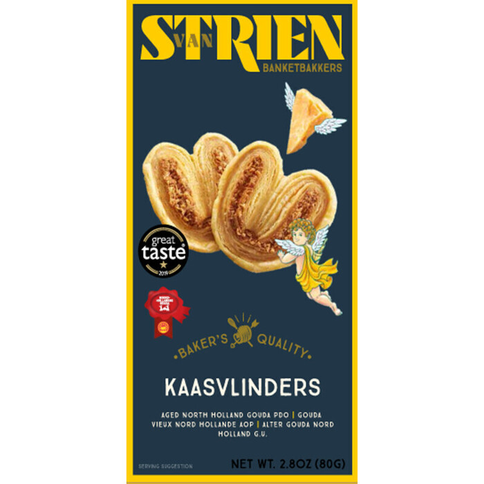 Butter cheese palmiers (doos, 80g)