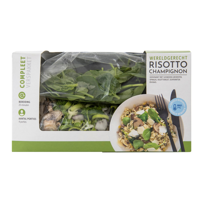 Fresh & Easy Verspakket risotto champ (1.09kg)