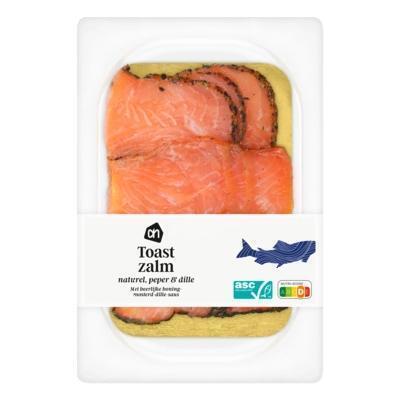 AH Zalm toastplakjes (130g)
