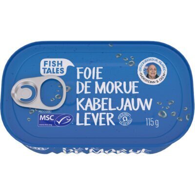 Fish Tales Kabeljauwlever (115g)
