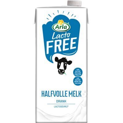 Lactose vrij halfvolle melk (Stuk, 1L)