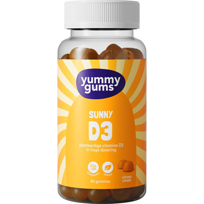 Yummygums Sunny D3 citroensmaak