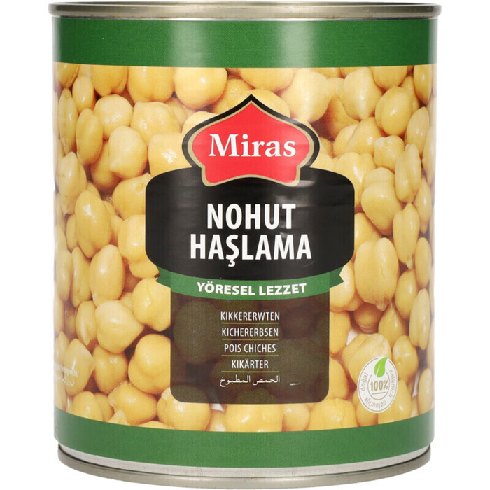 Miras Gekookte kikkererwten (800g)