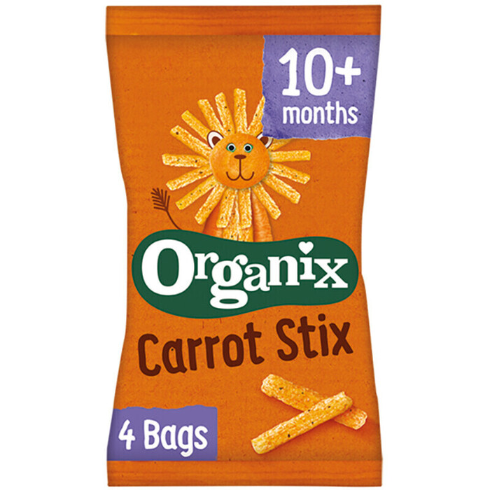 Organix Goodies Wortel Knabbels 12+M 4 x 15g (4 × 15g)