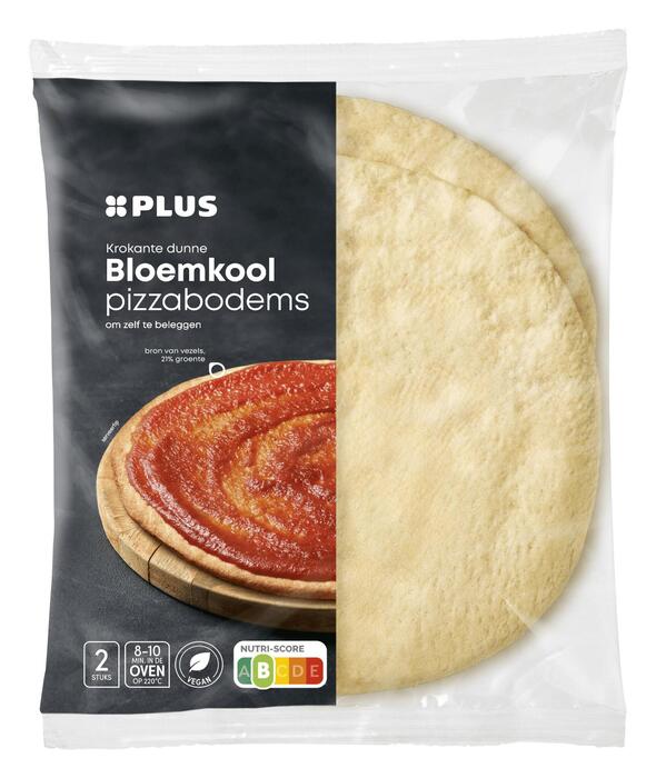 PLUS Bloemkool pizzabodem