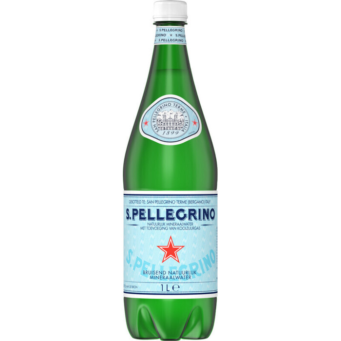 San Pel Mineraalwater licht sprankel (Fles, 1L)
