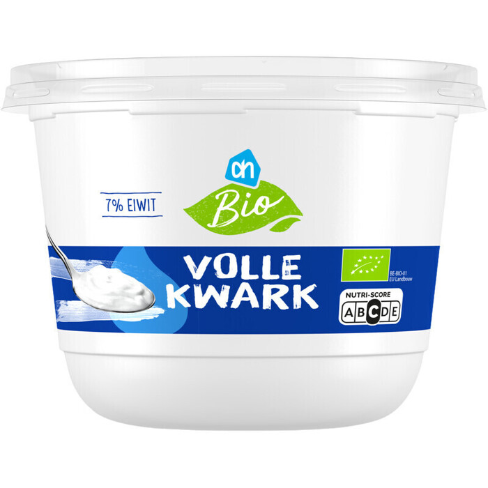 Biologische Volle kwark (bak, 500g)