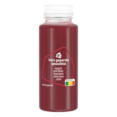 AH Verse smoothie aardbei vlierbes chia (250ml)