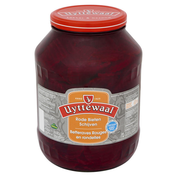 Uyttewaal Rode Bieten Schijven 2450 g (2.45kg)