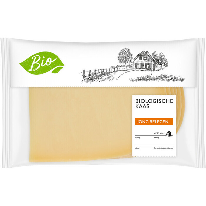 AH Biologisch Jong belegen 50+ plakken (210g)