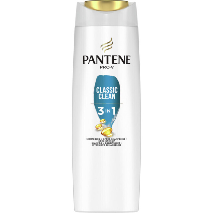 Pantene Pro-V Classic Clean 3-in-1 Shampoo, Normaal Tot Vet Haar, 225ml (225ml)