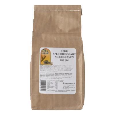 Speltbroodmix meergranen met gist (1kg)