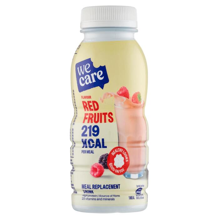 WeCare Flavour Red Fruits Meal Replacement Drink 236ml (Fles, 236ml)