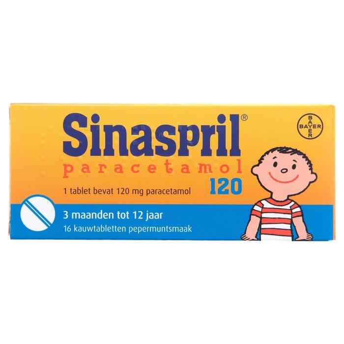 Sinaspril Paracetamol 120 mg (16 st.)