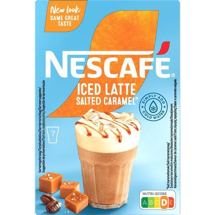 NESCAFÉ GOLD Iced Salted Caramel 7Sac 101,5g (7 × 14.5g)