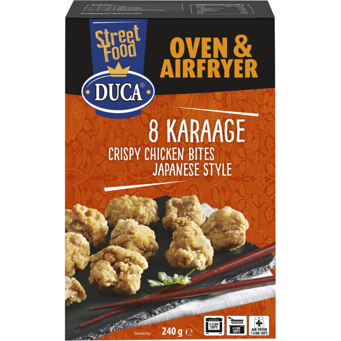 Duca Street Food Karaage Crispy Chicken Bites Japanese Style 8 Stuks 240 g (240g)