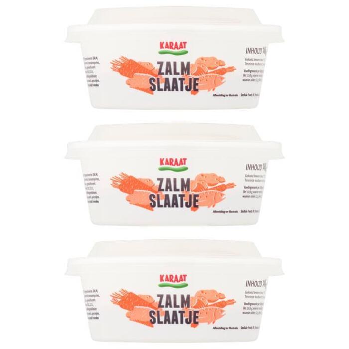 Karaat Zalm Slaatje 3 x 140g