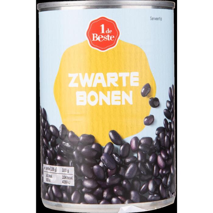 1 de Beste Zwarte bonen (400g)