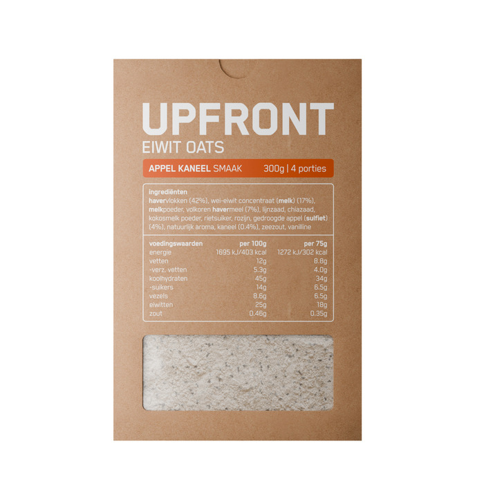 Upfront Eiwit oats appel kaneel smaak (300g)
