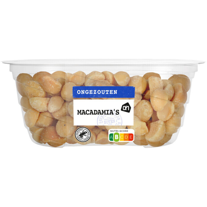 AH Ongezouten macadamia's geroosterd (140g)