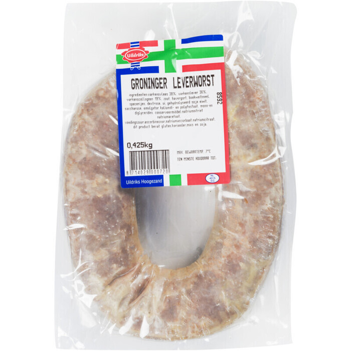 Uildriks Groninger leverworst (360g)