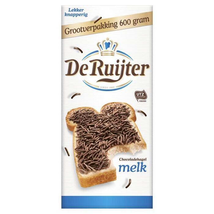 De Ruijter Melkchocoladehagelslag 600 g Doos (600g)