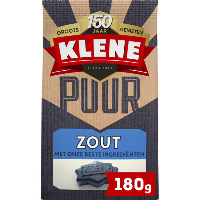 Klene Puur Zout 1 x 180 g (180g)