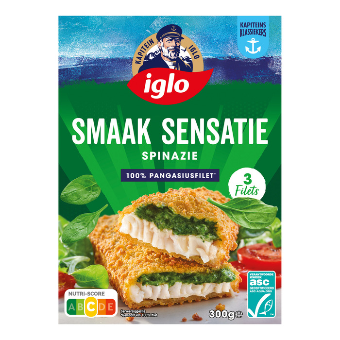 Iglo Smaaksensatie Spinazie 300 g (3 × 100g)
