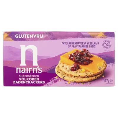 Nairn's Volkoren zadencrackers glutenvrij (137g)
