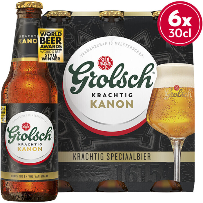 Grolsch Kanon (Fles, 6 × 30cl)