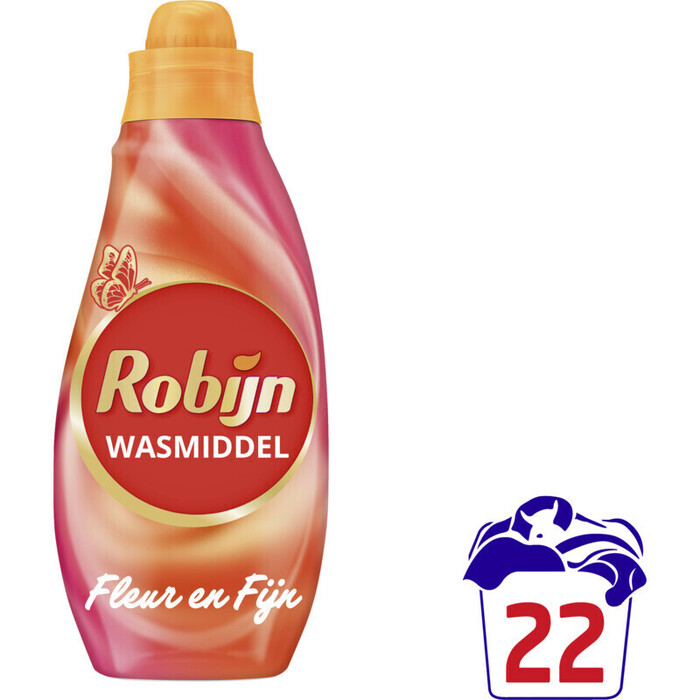 Robijn Specials Vloeibaar Wasmiddel Fleur & Fijn 18 Wasbeurten (Fles, 0.72L)
